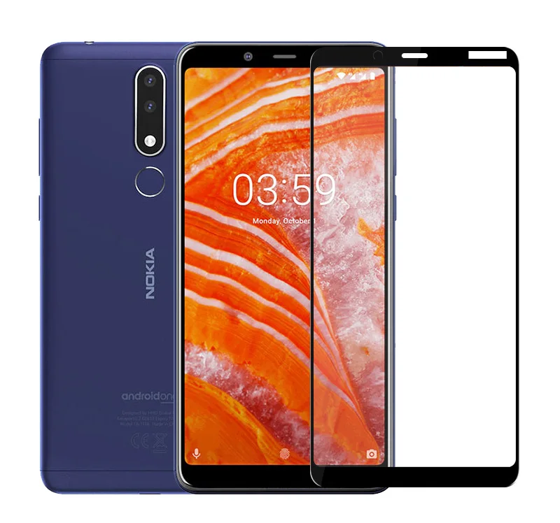 Закаленное Стекло для Nokia 3 4,2 3,2 Экран протектор Защитная пленка, стекло для Nokia 9 PureView Nokia 3,1 плюс полное покрытие Стекло