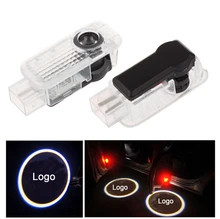 Porta do carro luz fantasma sombra logo luz bem-vindo projector emblema Para Audi A3 A4 A6 A8 A6L Q5 Q7 R8 TT A4L A5 A7