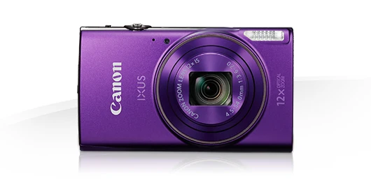 Используется, Canon I XUS-285 HS 20.2MP точка и Съемка камеры с 12x оптическим зумом - Цвет: Фиолетовый