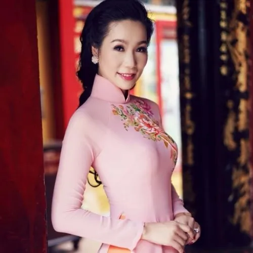 Aodai вьетнамская одежда cheongsam aodai вьетнамское платье вьетнамское традиционное платье cheongsam Современное женское aodai ao-dai розовое