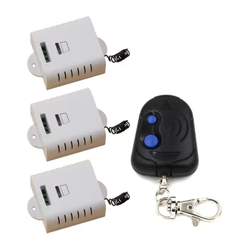 

NEW85V 110V 120V 220V 250V 1CH Wireless Remote Control Switch Transmitter with2-buttons Receiver for Appliances Gate Garage Door
