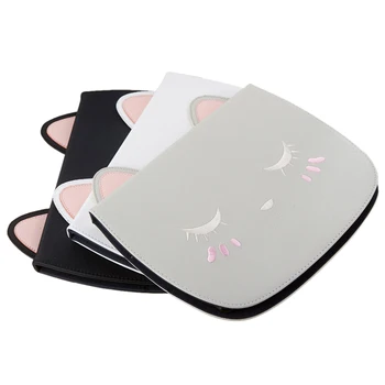 

New Cute Cartoon Cat Tablet Case Cover PU Leather Protective Cover Stand for iPad 2/3/4 3 colors