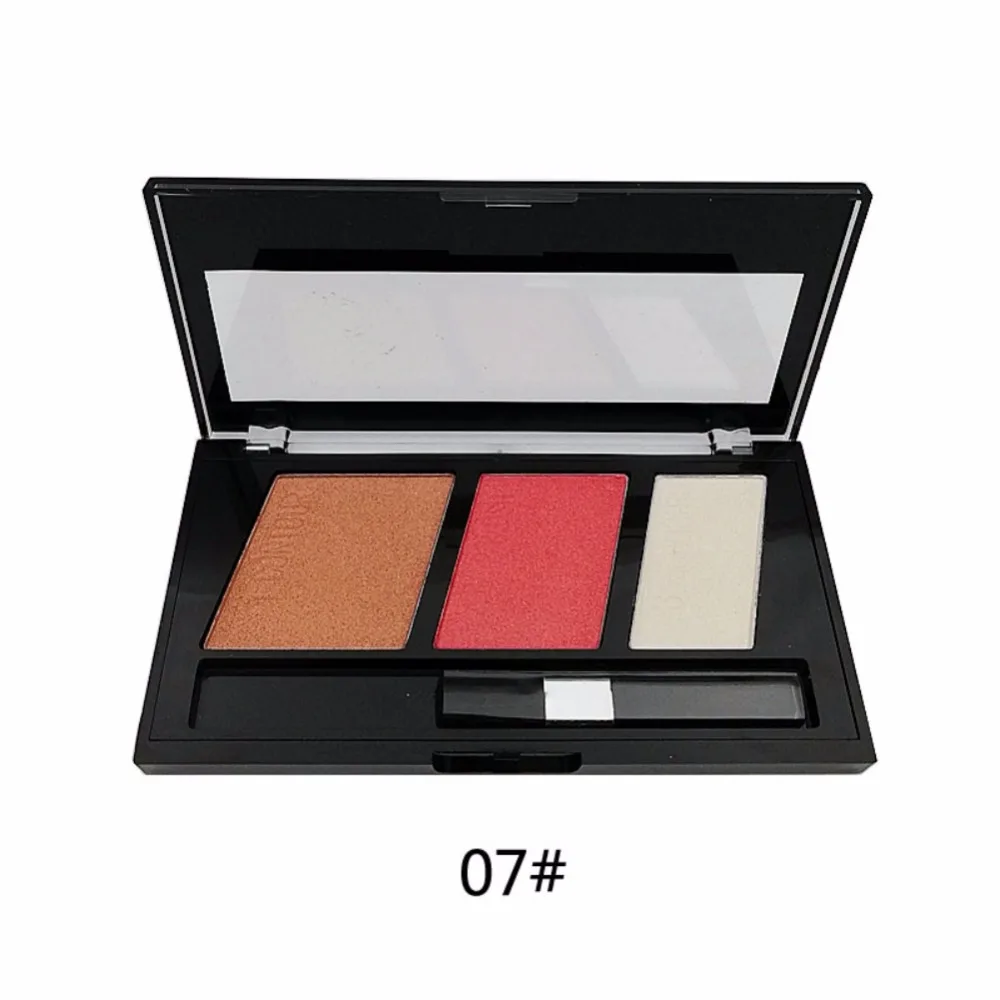 

3 In 1 Multi-Functional Blush Contour And Highlighter Powder Palette Cosmetic Makeup Face Sculptor Kit