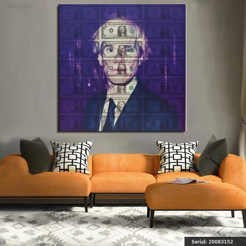 

VANQUISH violet light By andy warhol oil painting POP Art Print on canvas for wall decoration poster Still life20083152