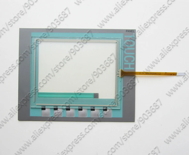 Сенсорный экран дигитайзер для 6AV6 647-0AC11-3AX0 KTP600 сенсорная панель для 6AV6647-0AC11-3AX0 KTP600 с мембранной клавиатурой переключатель