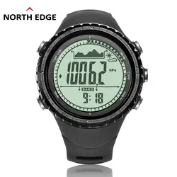 NorthEdge Для мужчин спортивные часы альтиметр барометр, термометр, компас прогноз погоды шагомер часы цифровые Запуск восхождение