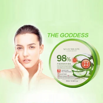 

Face Cream Natural Aloe Vera Smooth Gel Acne Treatment Face Cream for Hydrating Moist Repair After Sun Cream Skin Care
