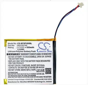 

Cameron Sino 600mAh battery for SANDISK Sansa SMDX10R-8192K-P70 View View 16GB View 32GB View 8GB 805193192
