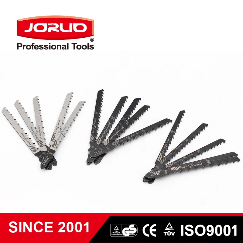 25 шт. HCS Jigsaw Blades T101D T144D T244D t-хвостовик инструмент кривой наборы для резки древесины