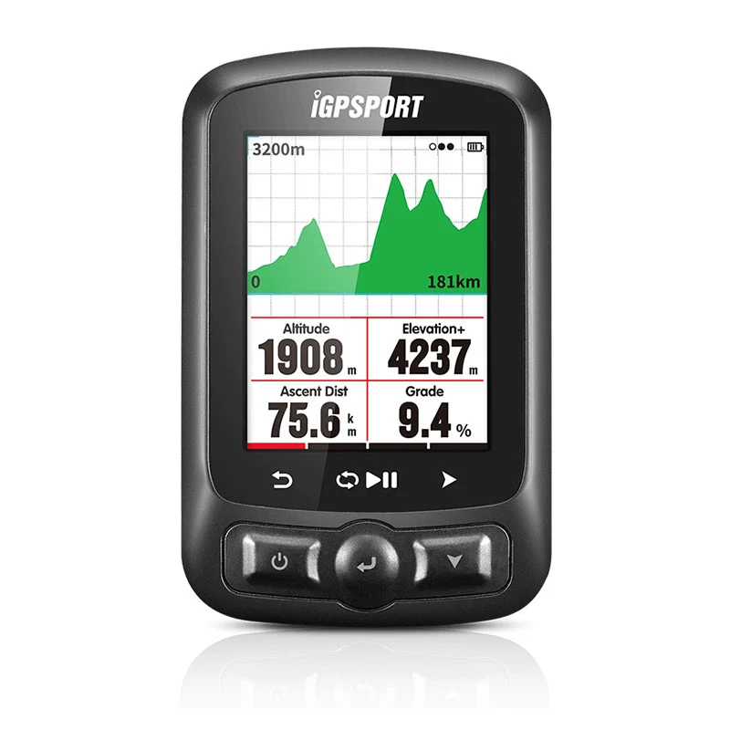 

GPS Cycling Computer ANT+Bluetooth Waterproof IPX Wireless Computer Stopwatch Speedometer Cycling Bike Odometer Computer IG618