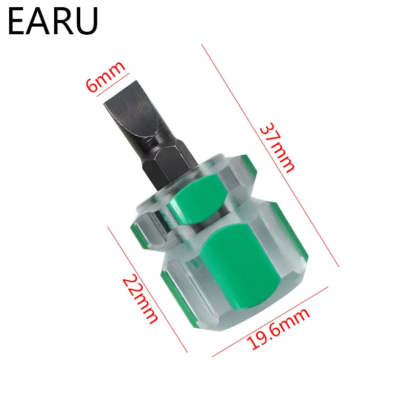 1 шт., Набор отверток для ремонта автомобиля, маленький портативный мини-шуруповерт с головкой редиски, отвертка с прозрачной ручкой для ремонта, ручные инструменты, прецизионные