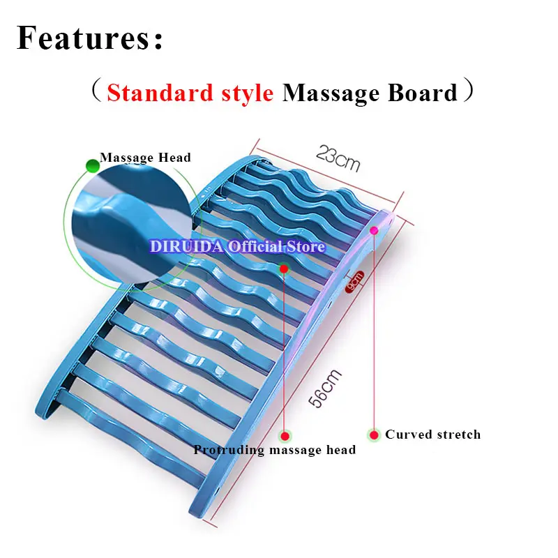 Новое обновление магнит для массажа спины с роликом для облегчения боли в позвоночнике поясничное тяговое устройство для растяжения поясницы расслабляющий массаж спины - Цвет: Standard style