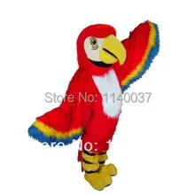Маскоты Красный Ара Маскоты костюм для взрослых Размеры длинные волосы Товары для птиц Маскоты te костюм Рождество Хэллоуин для отдыха и вечеринок костюмы