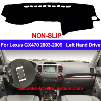 

TAIJS Car Dashboard Cover Silicone Non-Slip For Lexus GX470 2003 2004 2005 2006 2007 2008 2009 Carpet Anti-UV Sun Shade DashMat