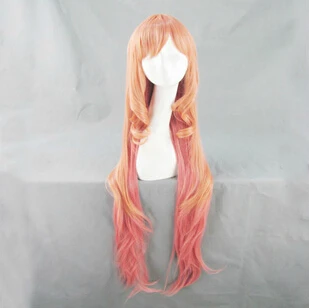 

AKB0048 Kojima Haruna Gradient 100CM Long Curls Hair Cos Wig Cosplay party Wigs + Free Wig Cap