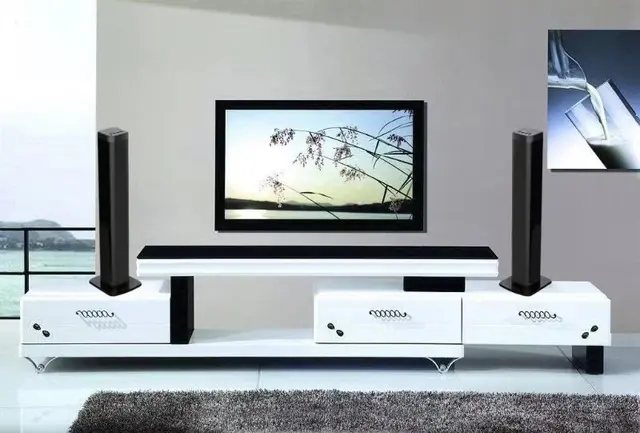 Sunyuey tvサウンドバー、37インチオーディオテレビスピーカー、サラウンドサウンドホームシアターシステム4ドライバースピーカー、リモコン、壁取り付け、 Sunyuey tvサウンドバー、37インチオーディオテレビスピーカー