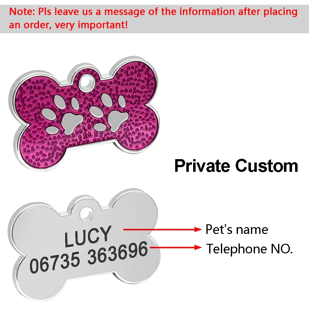 Personalized Pet ID Name Tag