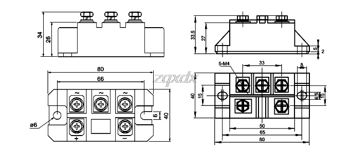 MDS 150A 1600V трехфазный диодный выпрямительный мост плата модуля MDS150A оптовая