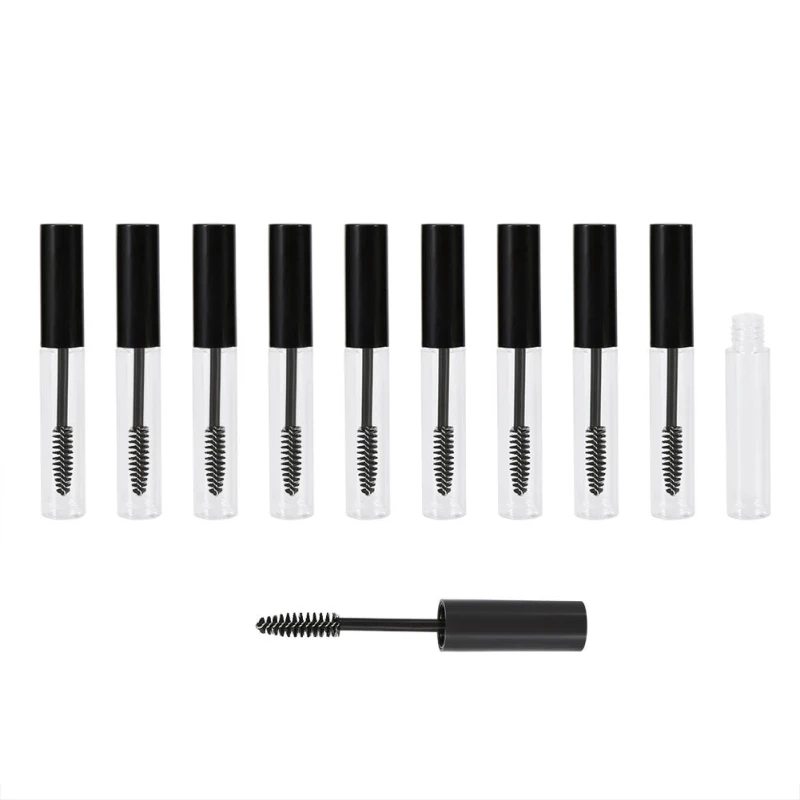 10mL Empty Mascara Tube Bottle Jar Eyelash Cream Vial/Container Black