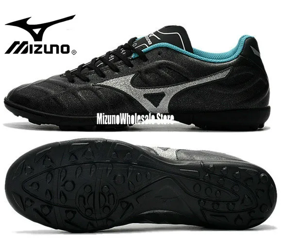 

Mizuno Rebula V1 TF Soccer shoes Sneakers top microfiber leather broken nail Black Running Shoes Weightlifting Shoes Size 39-45