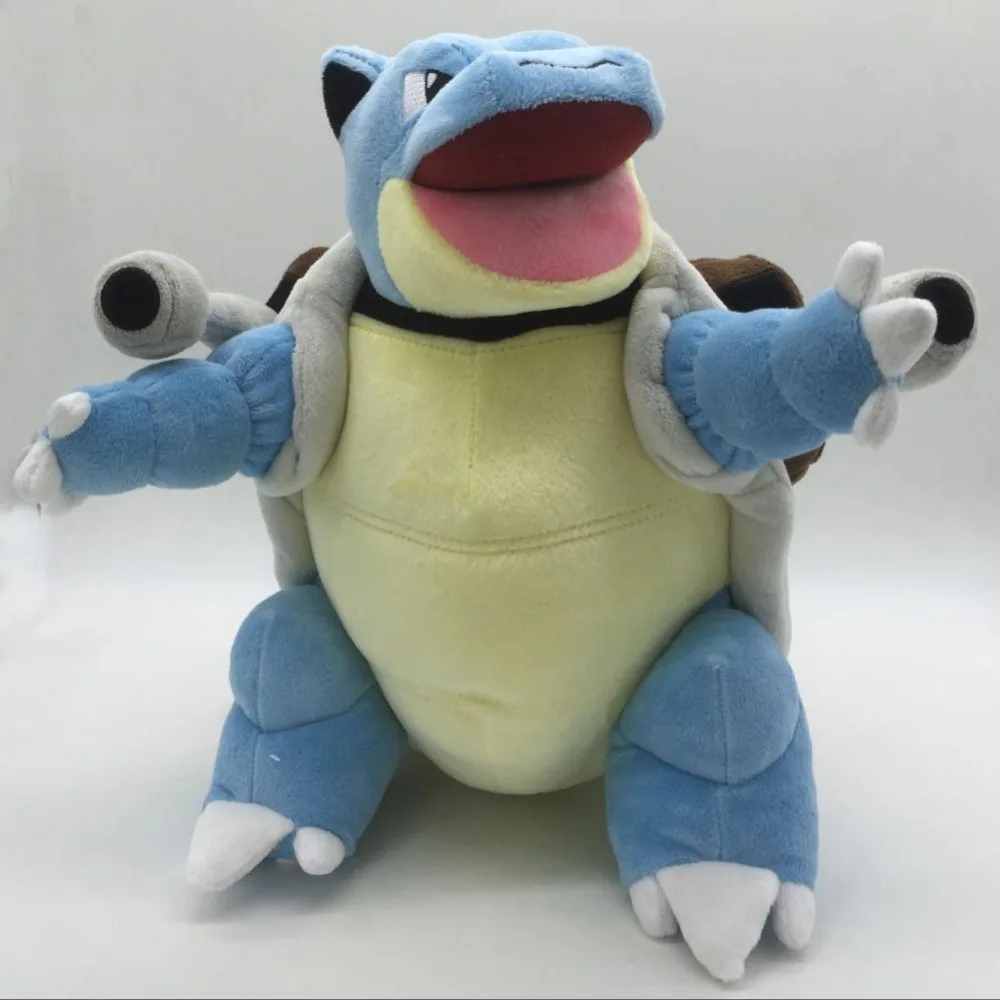 

Anime Games Pikachu series 30CM Squirtle evolution Blastoise plush toy Swire armor stuffed toys A birthday present for children.