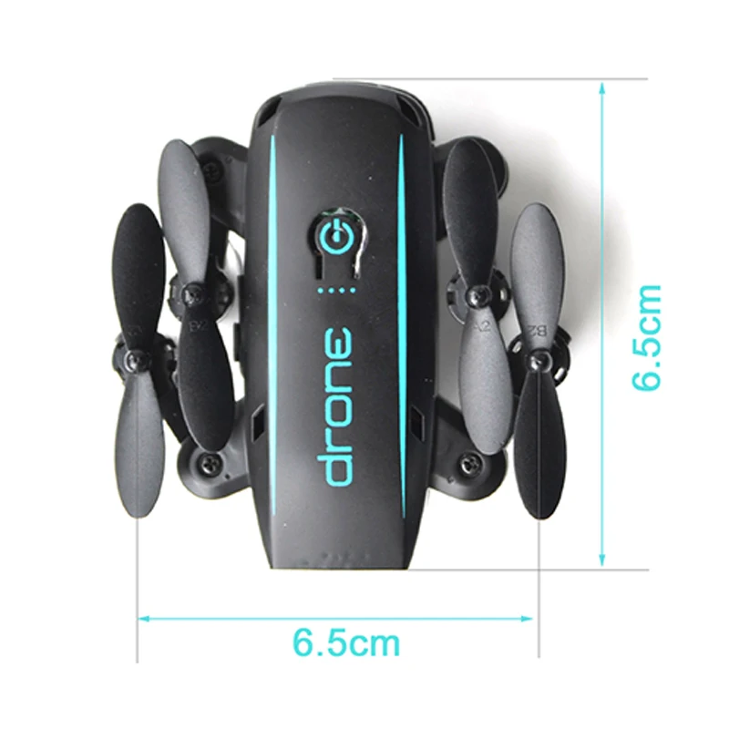 IN1601 Mini RC Drone 2.4G 720P with Camera Wifi FPV Foldable Altitude Hold Quadcopter Remote Control Helicopter