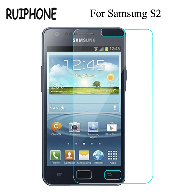 Для Samsung S2 Защитная пленка для экрана закаленное стекло Galaxy GT i9100 S II plus 9100
