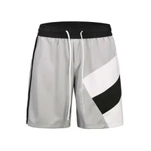 Уличная одежда в стиле хип-хоп с цветным блочным шнурком; спортивные шорты