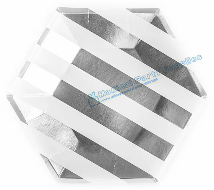 Foil Stripe Tableware (8)
