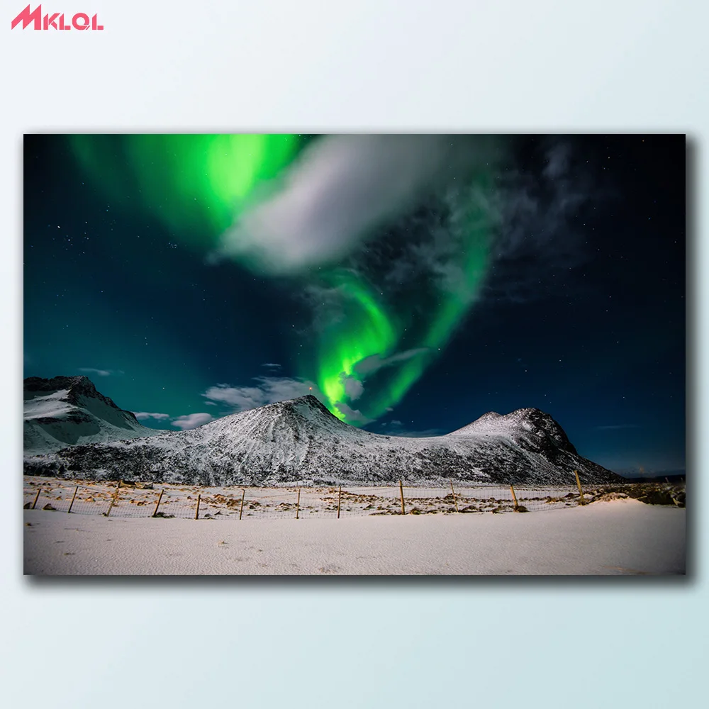 Модные Aurora Borealis 206 Арт холст картины для гостиной художественное украшение дома
