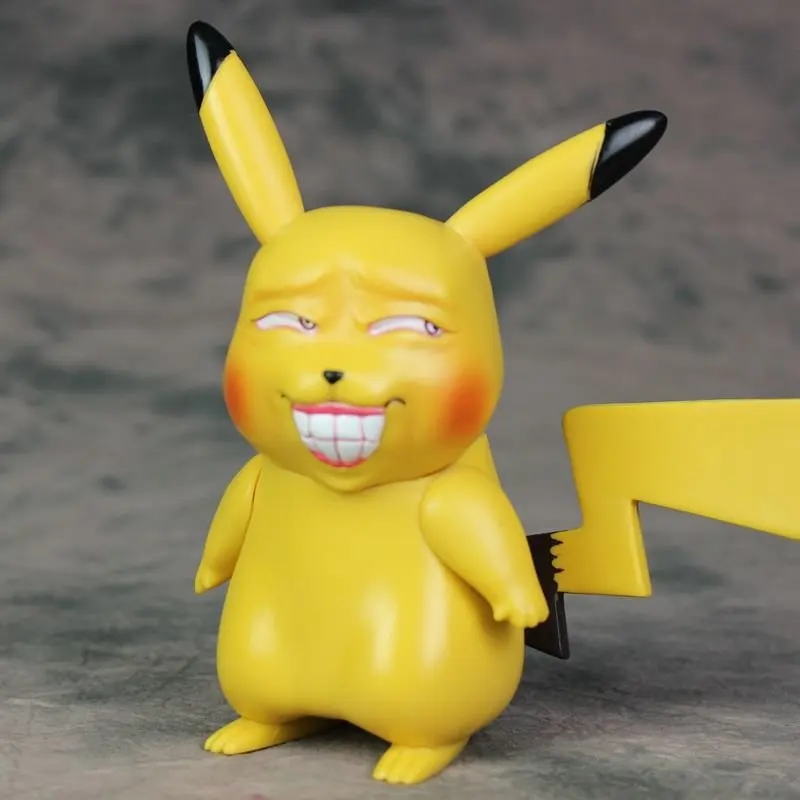 

Japanese Anime Cartoon Cute Detective Pikachu Vinyl Action Figure Collection Toys For Children Birthday Gift