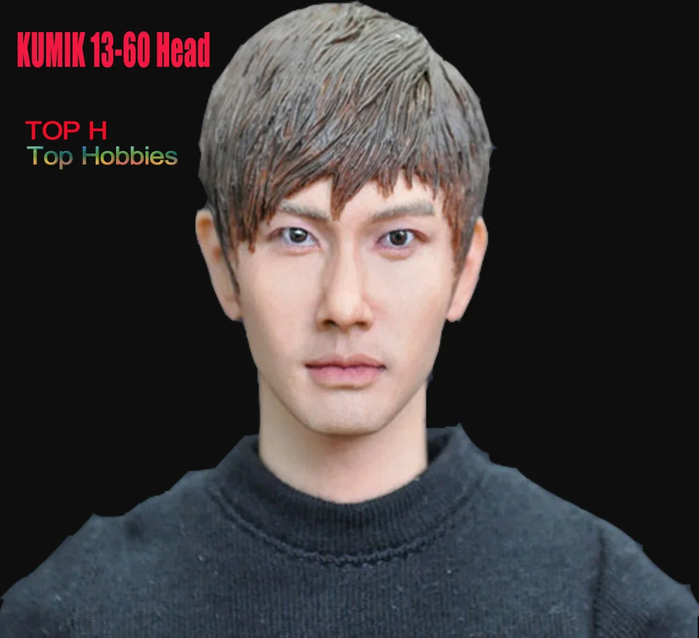 

KUMIK 1/6 Male Head Sculpt Man KUMIK13-60 Head Model Fit 12 Inch HT Toys Action Figure