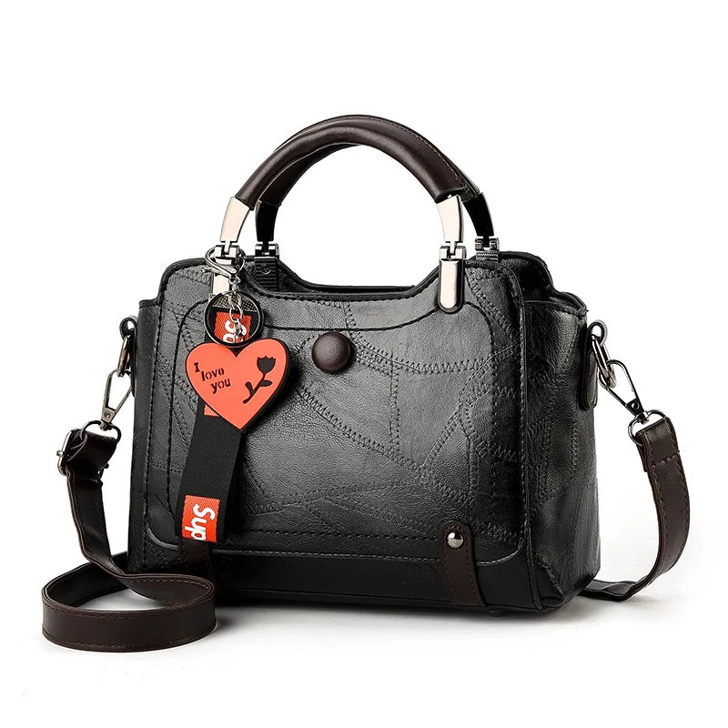 

Women Bag Vintage Messenger Bags Shoulder Handbag Women Top Handle Crocodile Pattern Composite Bag Purse Wallet Leather