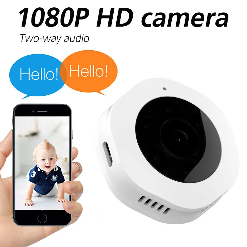 

H6 wireless 1080P WIFI camera HD night vision camera Portable home camera Anti-theft camera mini surveillance network camera