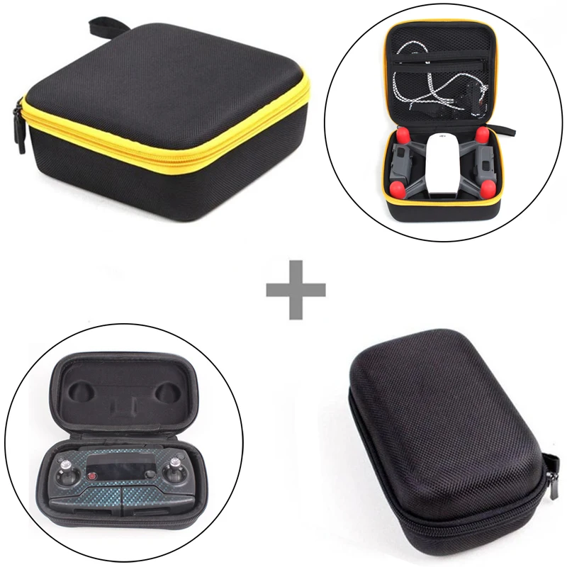 

DJI Spark Case Mini Quadcopter Cases Body Battery Storage Box Zipper Caryying Case for DJI SPARK Drone