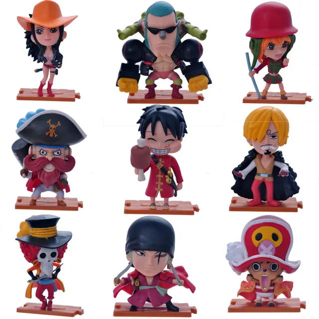 Best Price 9pcs/set 11cm One Piece Action Figures Anime PVC brinquedos Collection Figures toys AnnO00598A Best Price 9pcs/set 11cm One Piece Action Figures Anime PVC brinquedos Collection Figures toys AnnO00598A