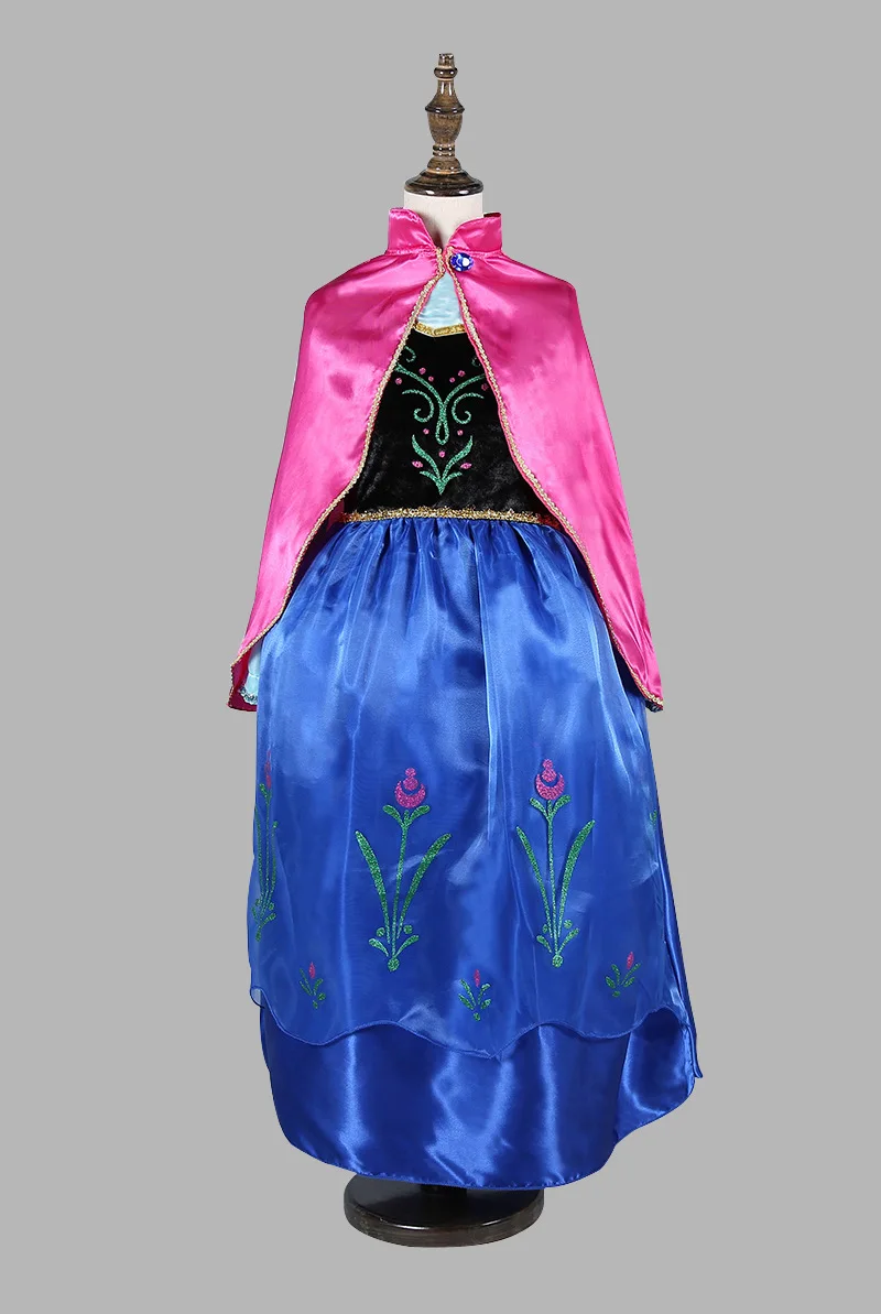 Girl Dress Kids Baby Snow Queen Toddler Girls Anna costume Girls Party Carnival Princess Children Clothes Clothing 12