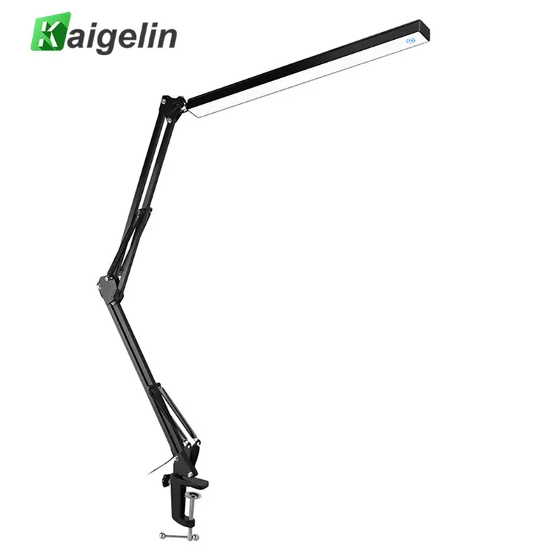 

Kaigelin LED Folding Lamp Office Desk Lamp Touch Sensor Control 3 Level Dimmable Table Lamp For School Children Traning