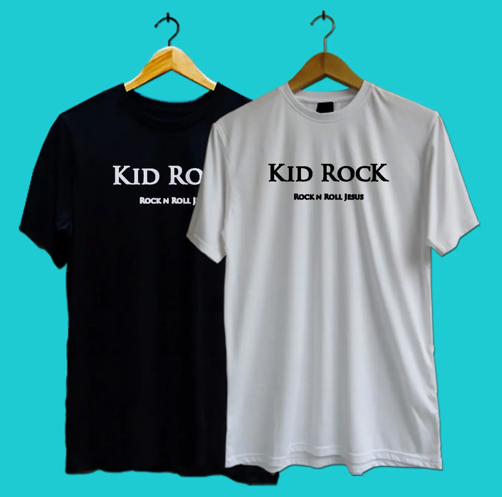 Новый Kid Rock рок-н-ролл логотип черные и белые футболки XS-3XL | Мужская одежда