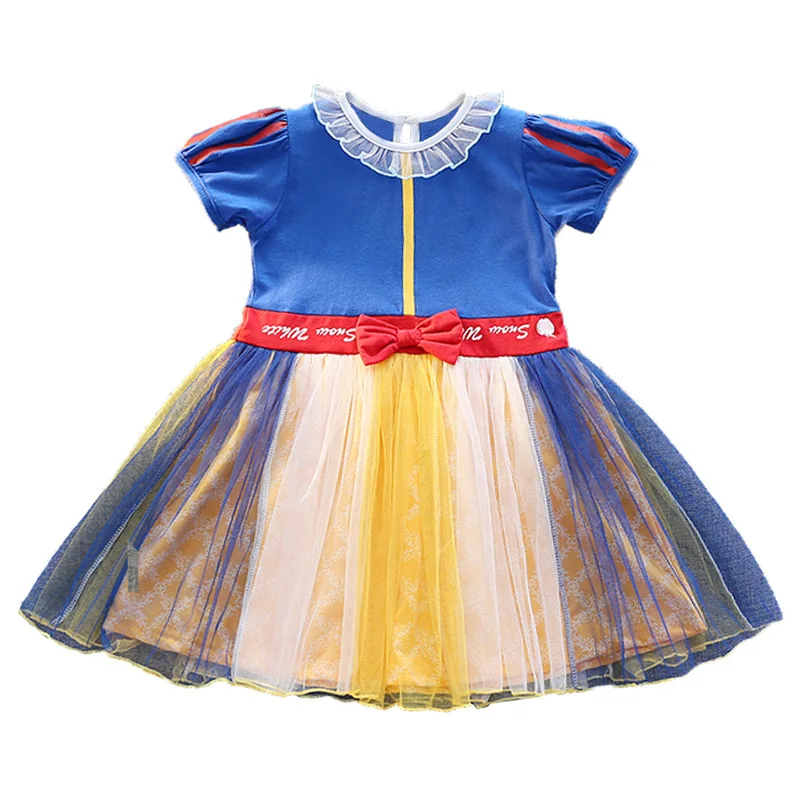 Игрушка для маленькой девочки История 4 Джесси одеваются Принцесса Маленькая Русалка Ариэль платье ребенок Рапунцель бальное платье для младенцев Белоснежка маскарадный костюм - Цвет: Snow White Dress 3