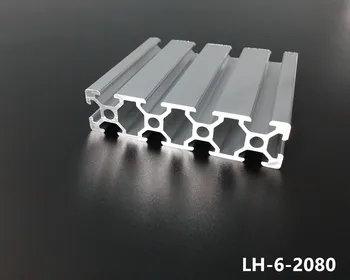 

2080 aluminum extrusion profile european standard white length 150mm industrial workbench 1pcs
