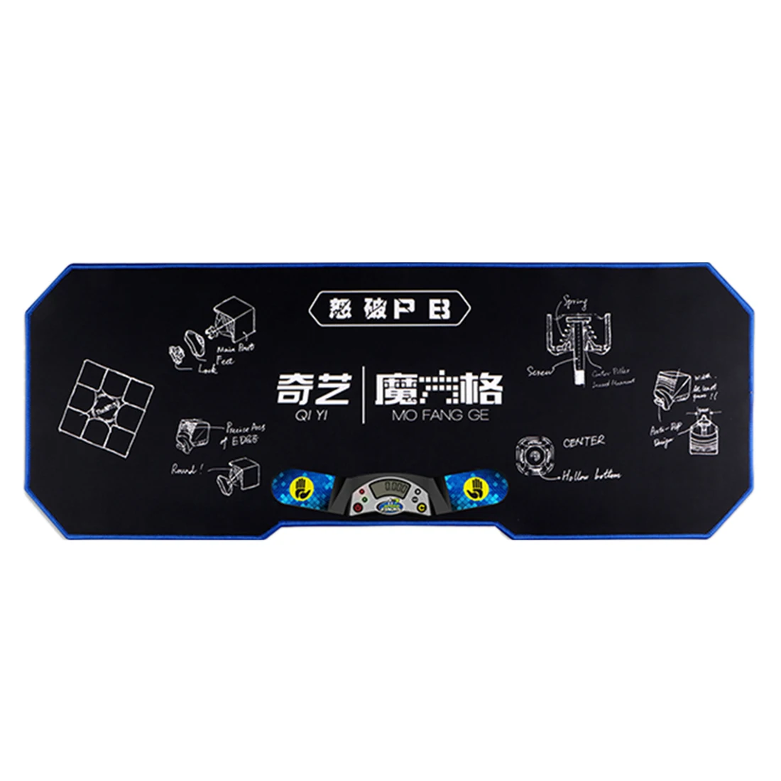 

Newest Qiyi Mofangge FBPB Speedcube Mat for Cubes Magnetic Magic Cube Professional Mat Suit 2x2 3x3 4x4 5x5 All Kinds of Cubes