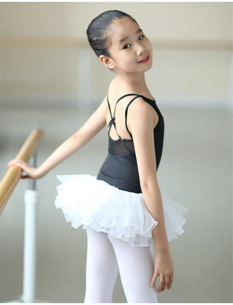 2018 Professional Girls Ballet Tutu Dress Kids Ballet Costumes Dance Leotard Dancewear Children 5 Color Cotton BaleDress