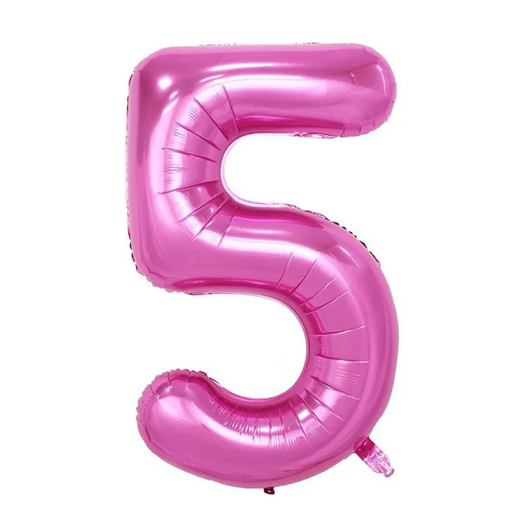 STARLZMU с днем рождения Розовый Фольга Письмо шар 1" балон девушки розовые вечерние украшения globos розовый гелиевый воздушный шар покрытый фольгой - Цвет: 32inch Pink 5