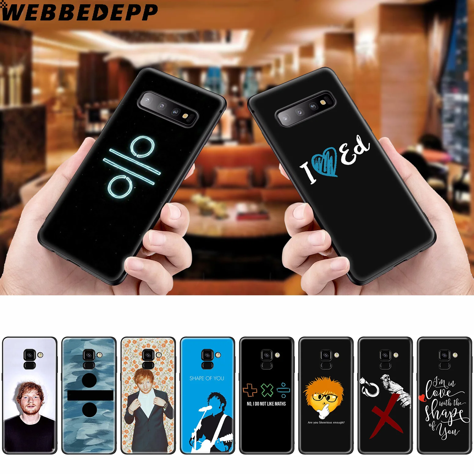 WEBBEDEPP Ed Sheeran Singer силиконовый чехол для Samsung Galaxy A3 A5 A6 A7 A8 A9 A10 A20 A30 A40 A50 A70 M10 M20 M30 |