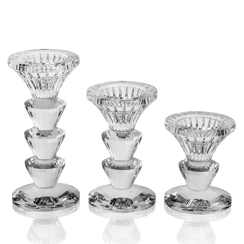 Buy H&D Candlestick Set ,Crystal Candle Holder Fill