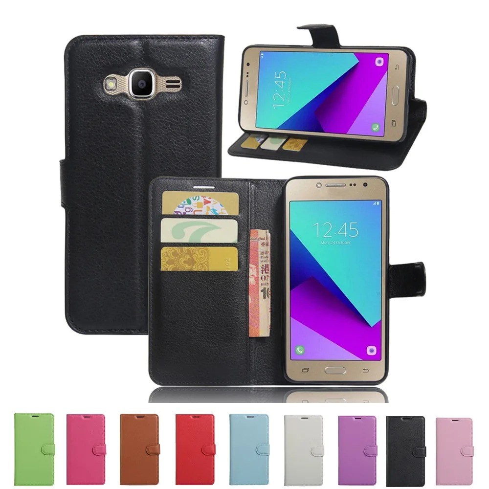 

Luxury Phone Funda Case For Samsung Galaxy J2 Prime Coques With Stand Flip Cover Wallet PU Leather Bag Skin for Samsung J2 Prime