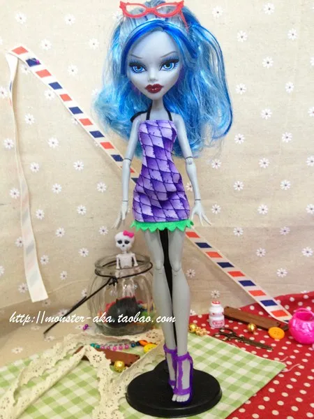 5 шт. платье для Monster inc Куклы, аксессуары для куклы, одежда для monster игрушечные куклы, подарки для девочек