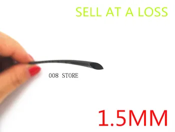 

1 Meter/lot L49 2:1 Black 1.5mm Diameter Heat Shrink Tubing Tube Sleeving Wrap Wire