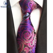 Мужской галстук 8 см цветочный плед Шелковый вязаный жаккардовый галстук шеи галстуки для взрослых классические деловые Свадебные Вечернее ожерелье подарок
